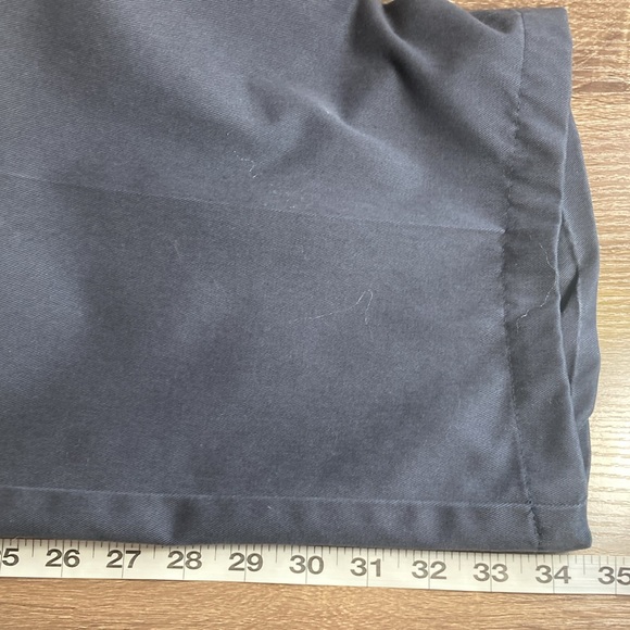 EUC Mens Vintage L.L Bean Navy Blue Comfort Waist Pleated Pants Size 42x34 - Picture 7 of 8